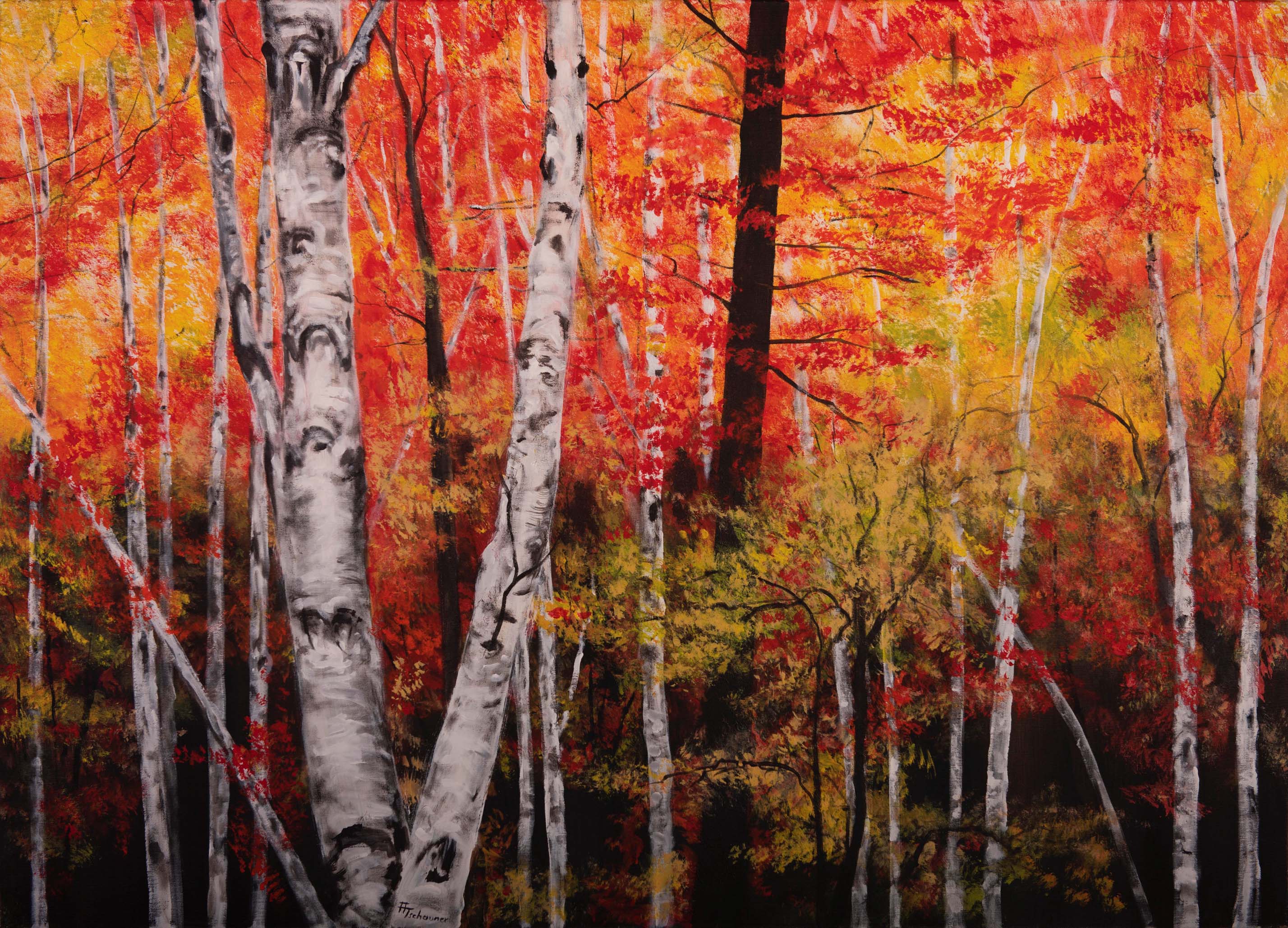 Motiv"Herbstpower" von Armin Tschauner (Technik: Acryl auf Leinwand; Größe: 100 cm x 140 cm) (Bildquelle: Armin Tschauner) Motiv"Herbstpower" von Armin Tschauner (Technik: Acryl auf Leinwand; Größe: 100 cm x 140 cm) (Bildquelle: Armin Tschauner)