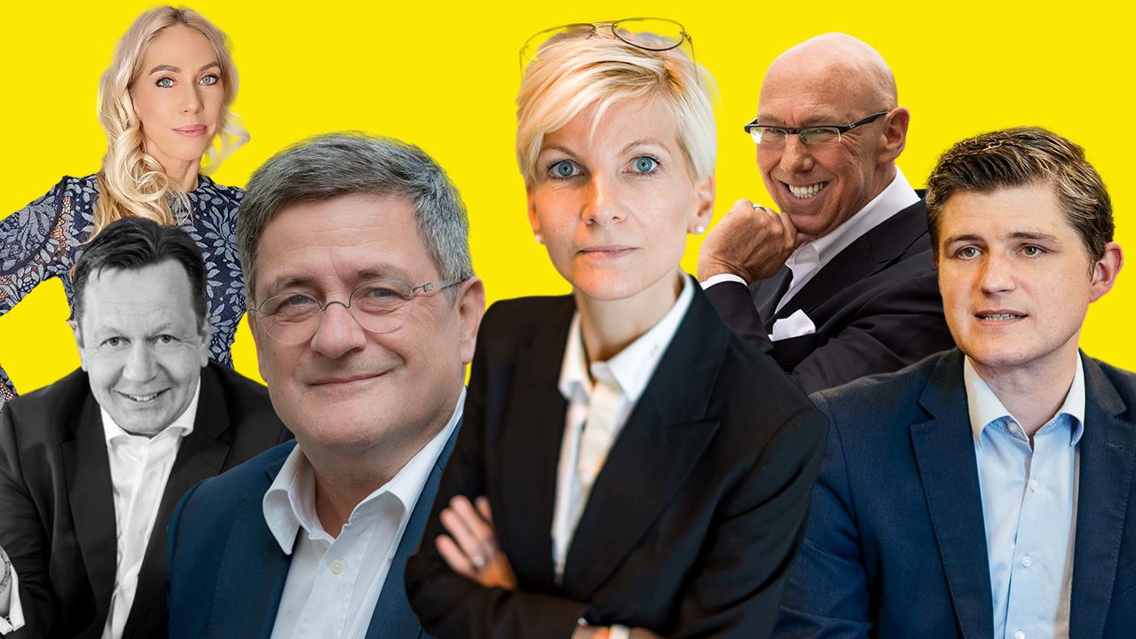 vorne: Uwe Bingel, Roland Tichy, Johanna Dahm, Julien Backhaus hinten: Jane Uhlig, Mick Knauff (Die Bildrechte liegen bei dem Verfasser der Mitteilung.)