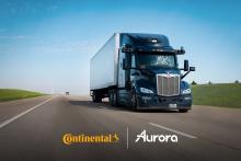 Continental und Aurora haben eine Partnerschaft zur Realisierung autonomer Lkw-Systeme unterzeichnet Continental und Aurora haben eine Partnerschaft zur Realisierung autonomer Lkw-Systeme unterzeichnet