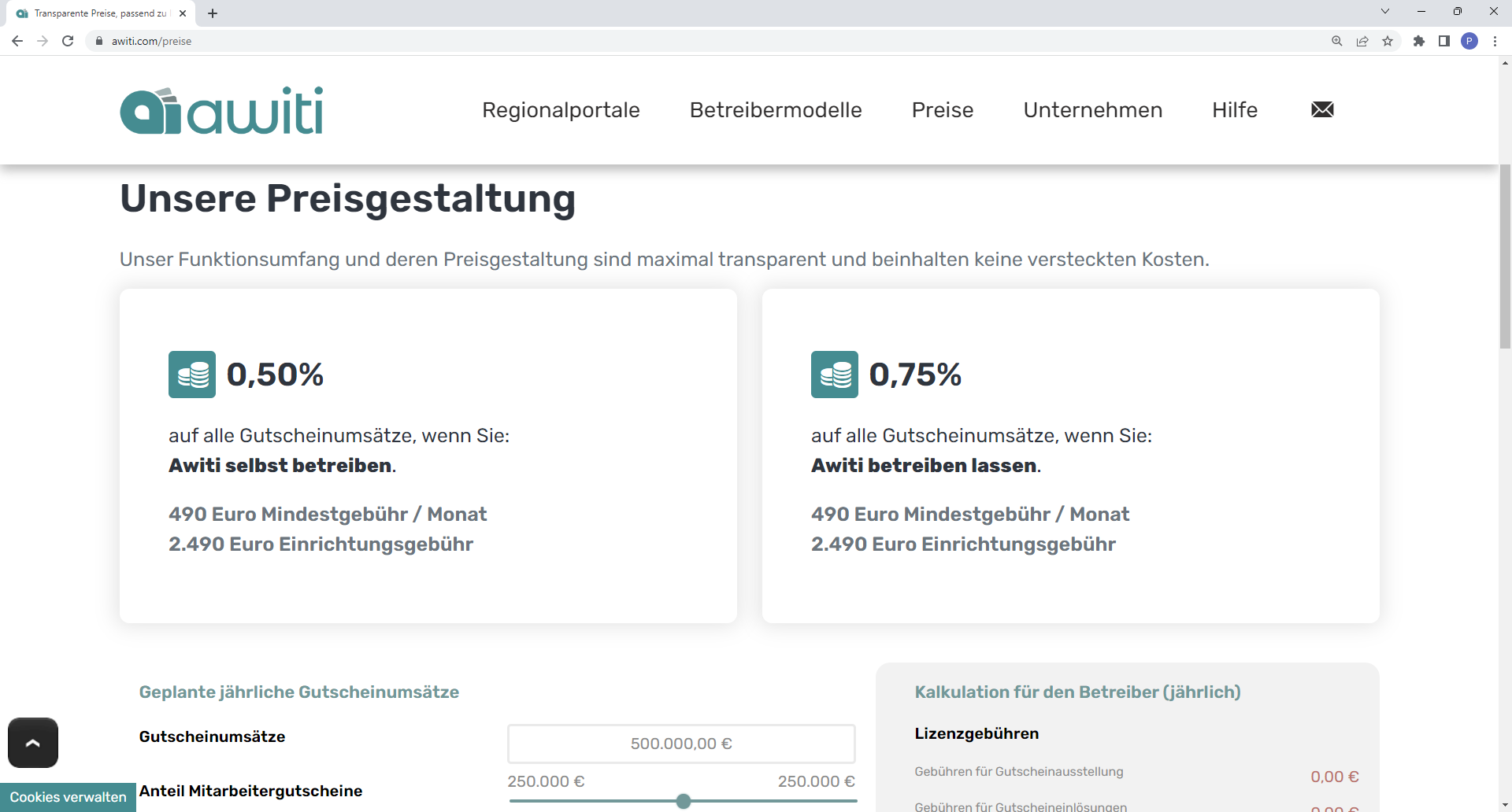 Stadtgutscheinsystem Awiti senkt Plattformgebühr auf 0,5%. Stadtgutscheinsystem Awiti senkt Plattformgebühr auf 0,5%.