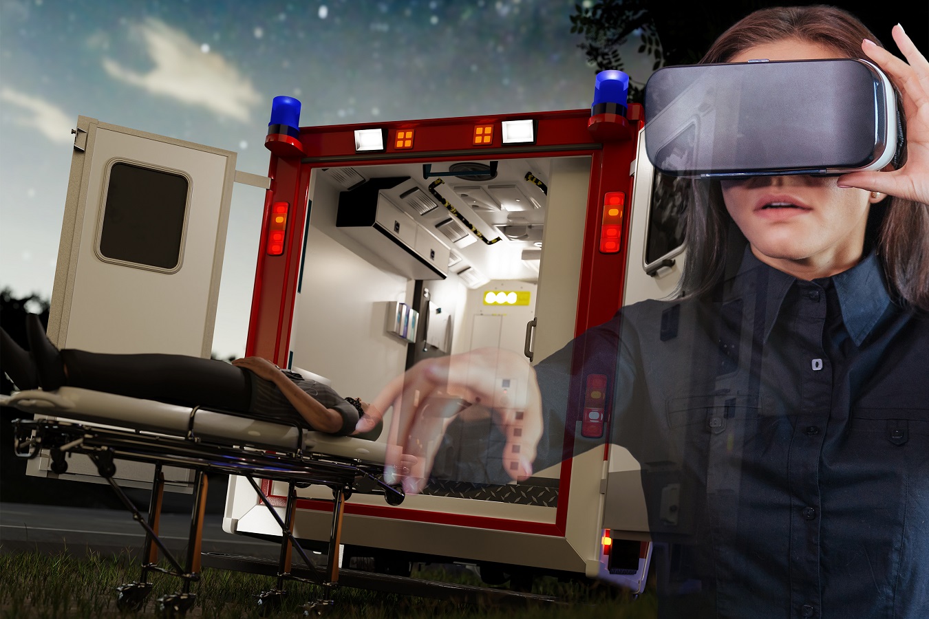VR-Trainingsumgebung Machine@Hand des Fraunhofer IGD mit Coachingfunktion und Stressmessung VR-Trainingsumgebung Machine@Hand des Fraunhofer IGD mit Coachingfunktion und Stressmessung