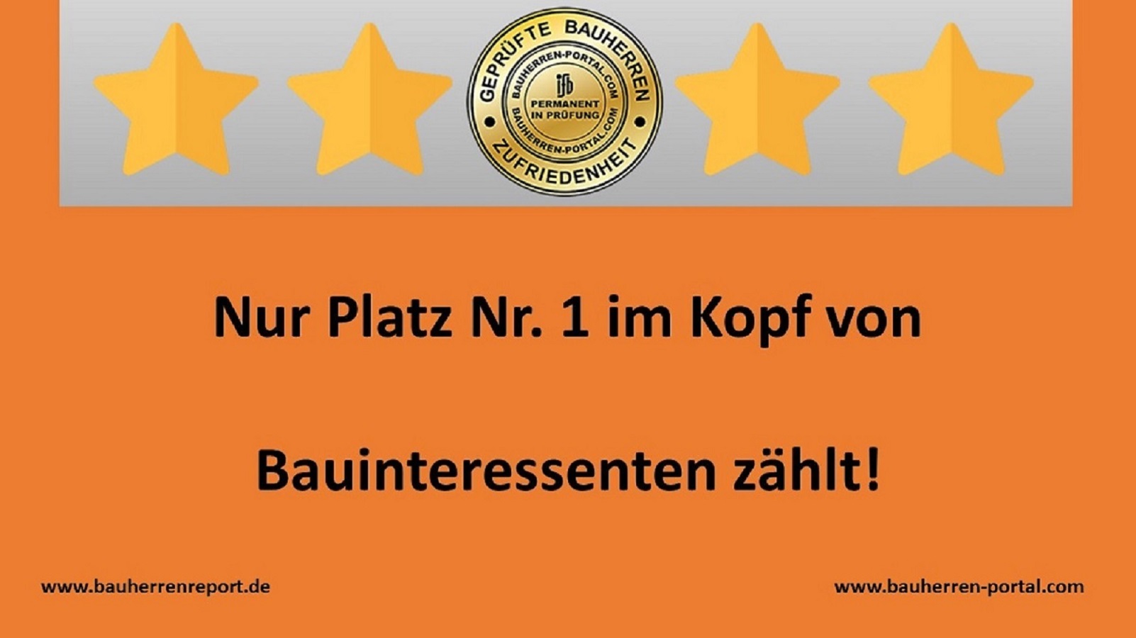 Bauqualität bieten und zeigen Bauqualität bieten und zeigen