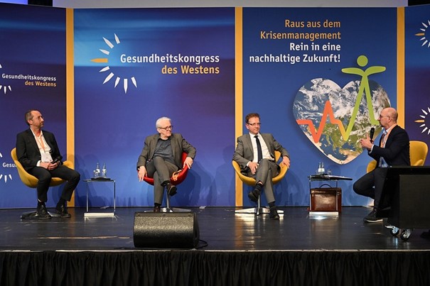 Expertendiskussion beim Gesundheitskongress des Westens 2023 Expertendiskussion beim Gesundheitskongress des Westens 2023