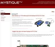 Die neue MystiqueTV Webseite Die neue MystiqueTV Webseite