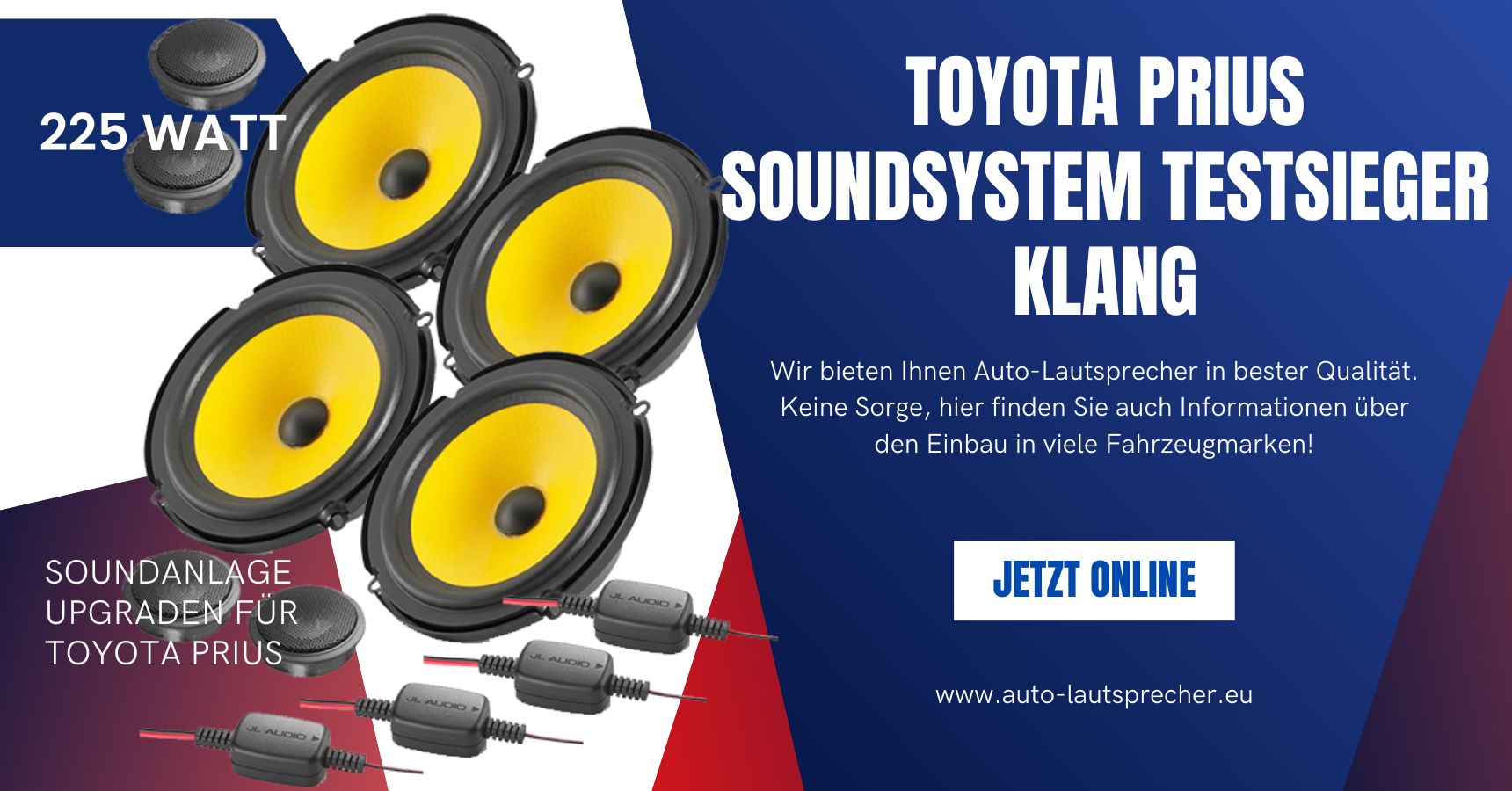 Toyota Prius Lautsprecher Soundsystem Testsieger Klang (Die Bildrechte liegen bei dem Verfasser der Mitteilung.) Toyota Prius Lautsprecher Soundsystem Testsieger Klang (Die Bildrechte liegen bei dem Verfasser der Mitteilung.)
