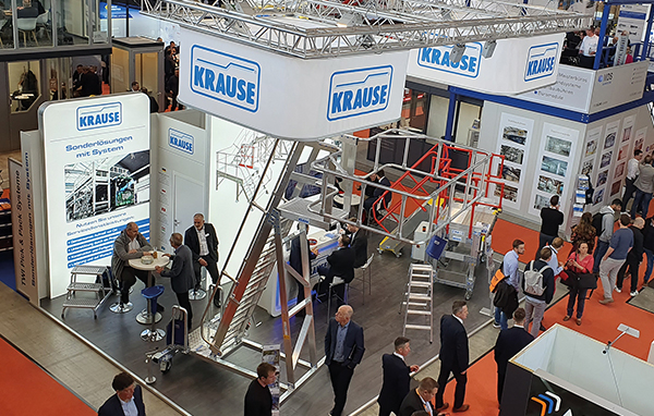 KRAUSE auf der LogiMAT 2023 (Die Bildrechte liegen bei dem Verfasser der Mitteilung.)