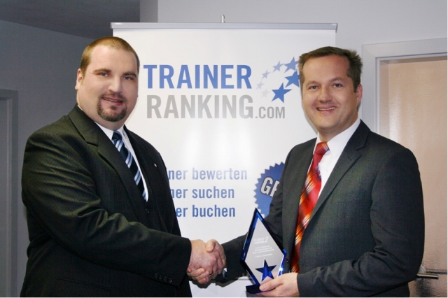 Trainer-Ranking.com verleiht erstes Bewertungssiegel in Gold Die Online-Bewertungsplattform zur Qua Trainer-Ranking.com verleiht erstes Bewertungssiegel in Gold Die Online-Bewertungsplattform zur Qua