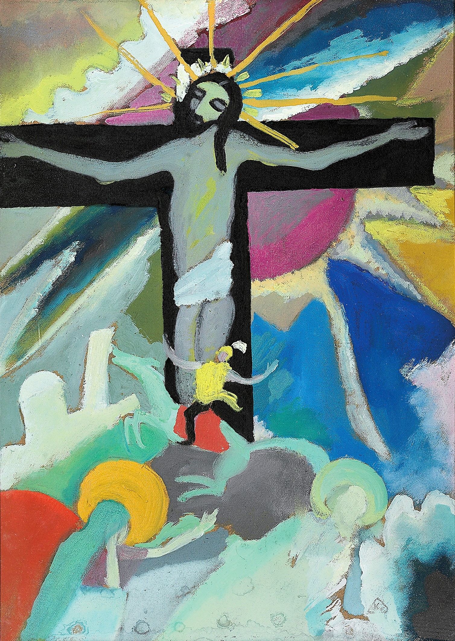 Wassily Kandinsky, Gekreuzigter Christus (Bildquelle: @ Bildergipfel/artothek)