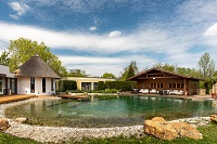 Blick auf das Saunadorf (VILA VITA Pannonia)