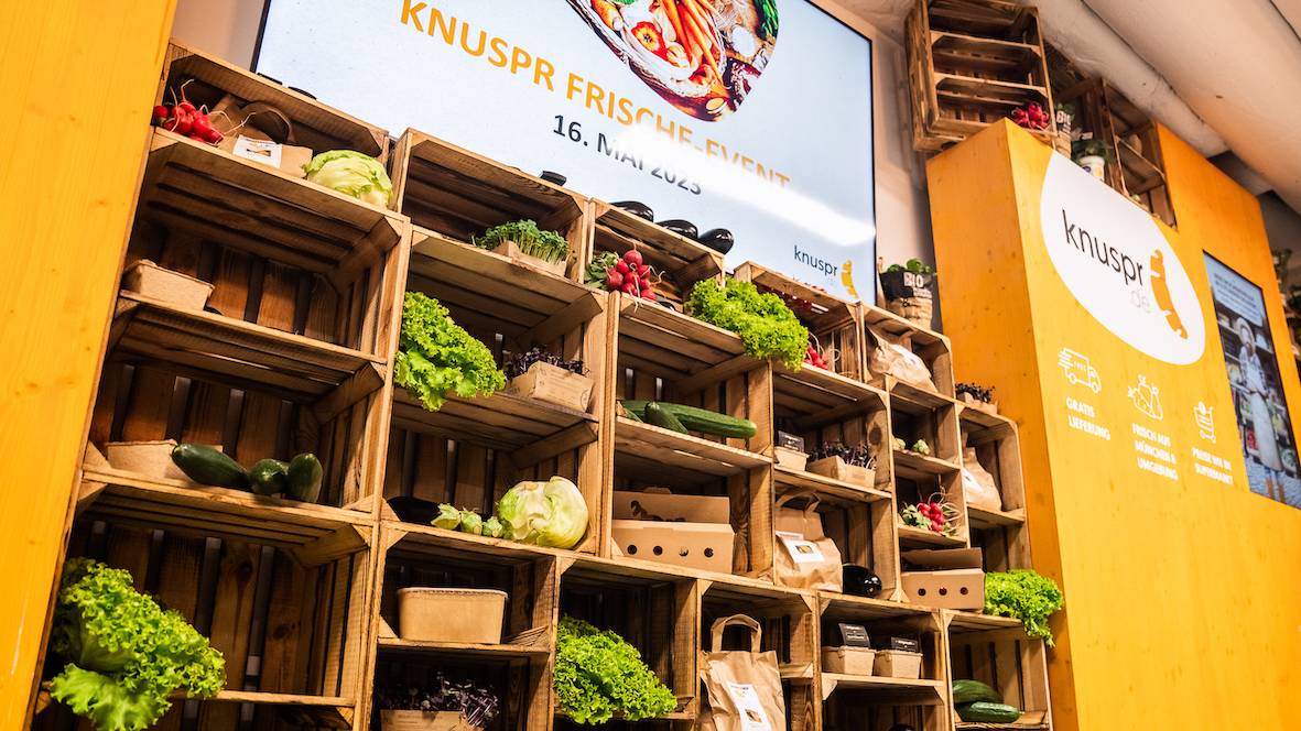 Knuspr Frische-Event am 16. Mai 2023 (Bildquelle: @Knuspr) Knuspr Frische-Event am 16. Mai 2023 (Bildquelle: @Knuspr)