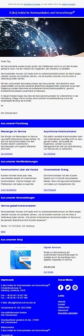 Newsletter SERVICE TRENDS 022023 Newsletter SERVICE TRENDS 022023