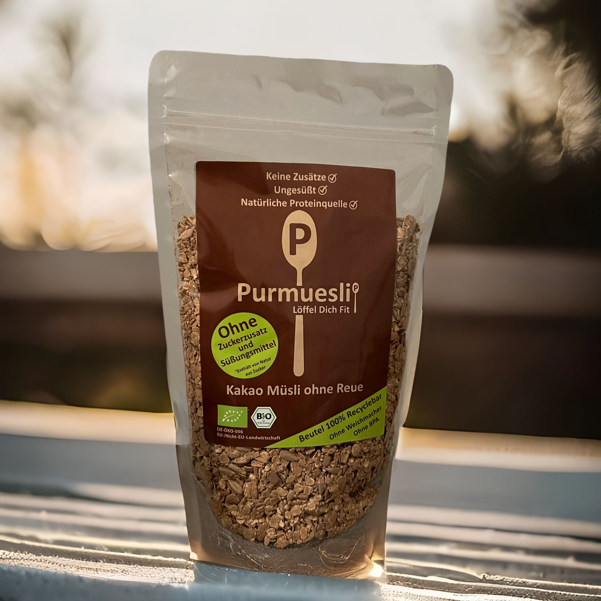 Bio-Müslis ohne Zucker gibt es von Purmuesli (Die Bildrechte liegen bei dem Verfasser der Mitteilung.)