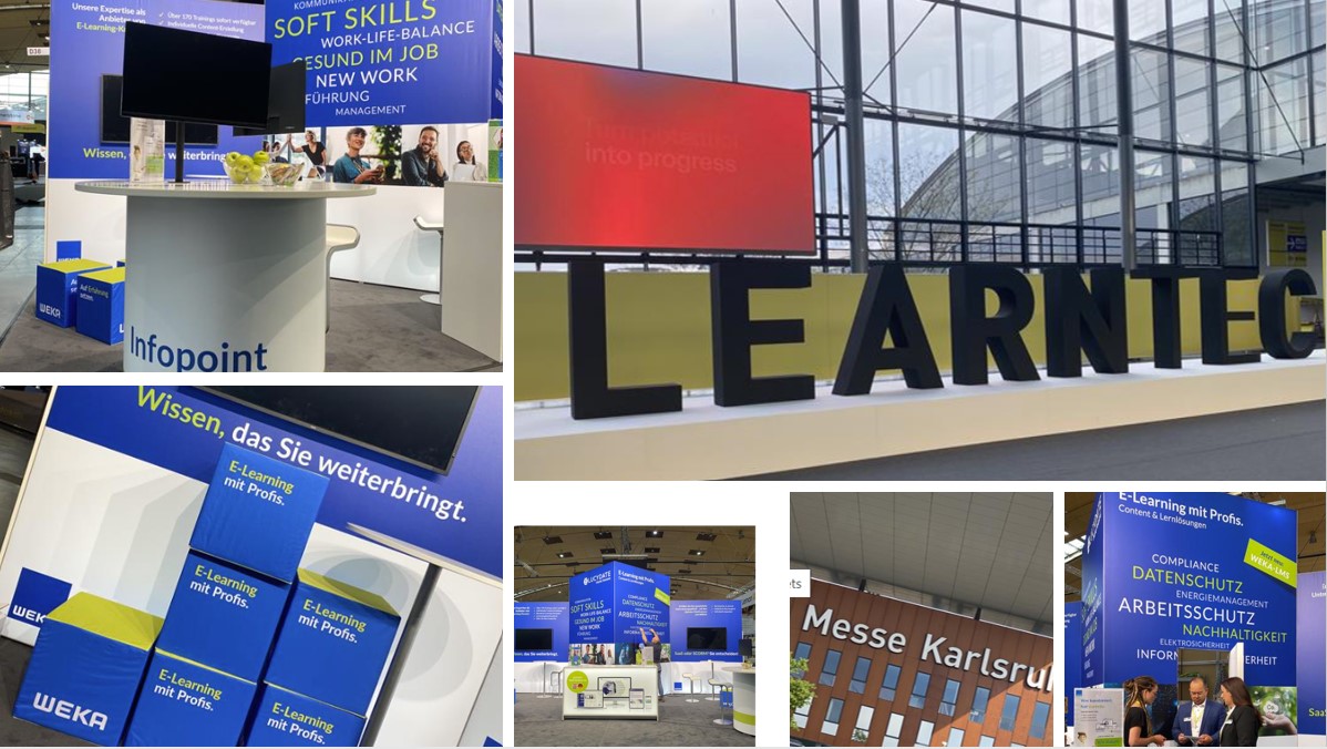 WEKA Media auf der Learntec 2023 (Die Bildrechte liegen bei dem Verfasser der Mitteilung.)