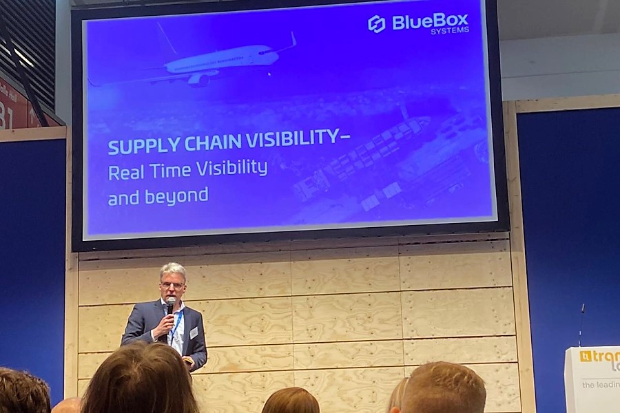 Martin Schulze, CEO BusinessCode, auf der transport logistics (Die Bildrechte liegen bei dem Verfasser der Mitteilung.) Martin Schulze, CEO BusinessCode, auf der transport logistics (Die Bildrechte liegen bei dem Verfasser der Mitteilung.)