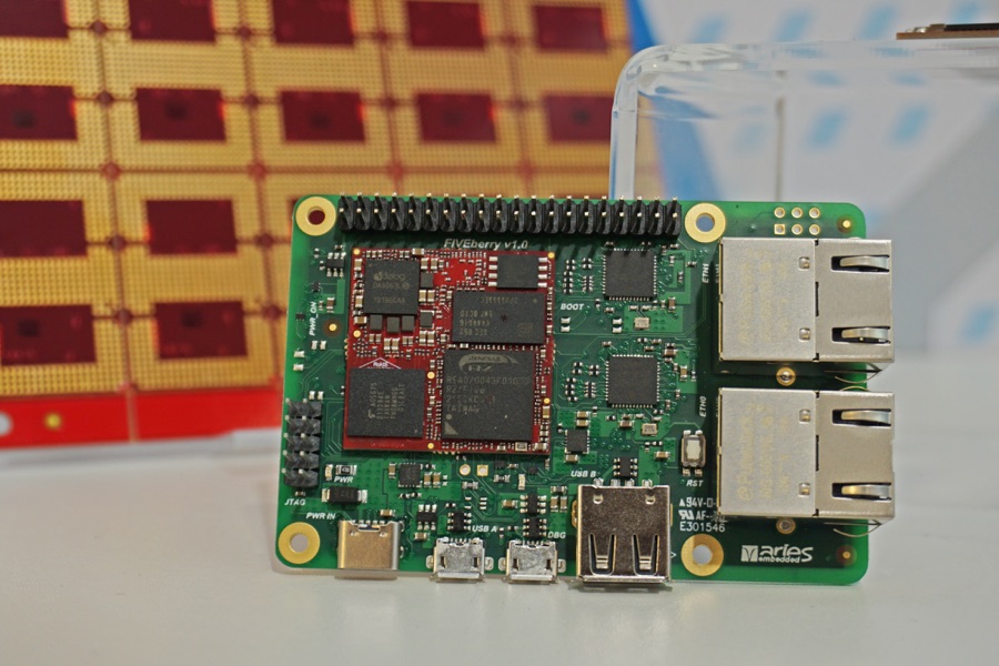 ARIES Embedded präsentiert FIVEberry Baseboard für breiten, einfachen Zugang zu RISC-V-Technologie (Die Bildrechte liegen bei dem Verfasser der Mitteilung.) ARIES Embedded präsentiert FIVEberry Baseboard für breiten, einfachen Zugang zu RISC-V-Technologie (Die Bildrechte liegen bei dem Verfasser der Mitteilung.)