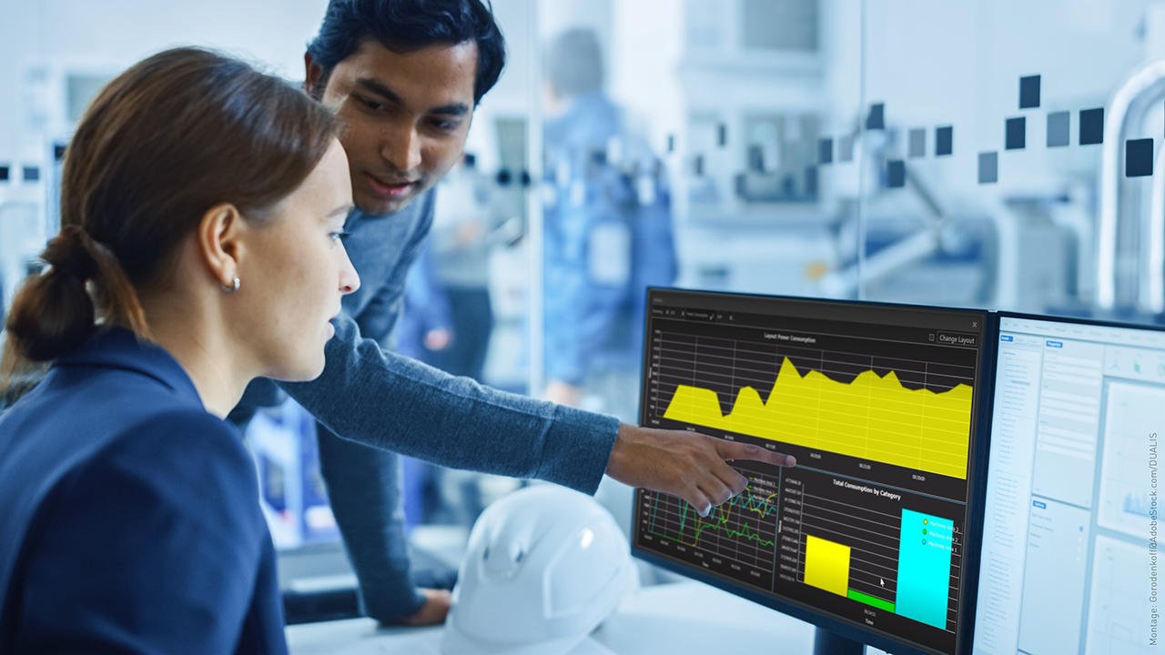 Mit 3D-Simulation zu mehr Nachhaltigkeit und Effizienz (Bildquelle: Modern-factory-office_low_340905984_Gorodenkoff) Mit 3D-Simulation zu mehr Nachhaltigkeit und Effizienz (Bildquelle: Modern-factory-office_low_340905984_Gorodenkoff)