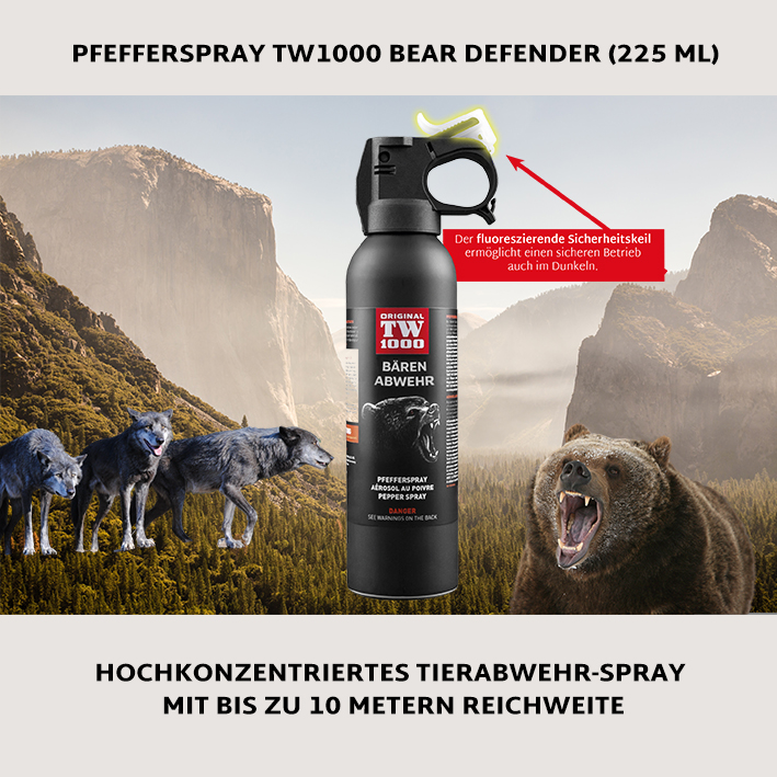 Geeignet für die Verteidigung gegen Bären, Wölfe, Elche, Luchse, Wildschweine, etc. (Die Bildrechte liegen bei dem Verfasser der Mitteilung.) Geeignet für die Verteidigung gegen Bären, Wölfe, Elche, Luchse, Wildschweine, etc. (Die Bildrechte liegen bei dem Verfasser der Mitteilung.)