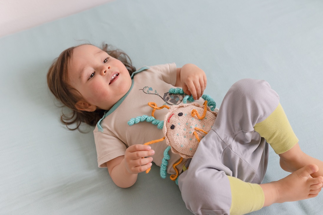 Gegen Blähungen bei Babys hilft die neue Bauchweh-Qualle (Die Bildrechte liegen bei dem Verfasser der Mitteilung.)