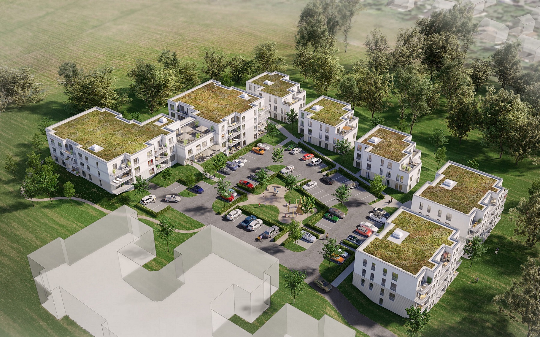 Ihre Neubauwohnung stilvoll am Herrenteich (Die Bildrechte liegen bei dem Verfasser der Mitteilung.)