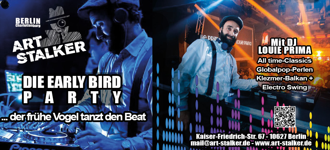 Die Early Bird Party: Der frühe Vogel tanzt den Beat Die Early Bird Party: Der frühe Vogel tanzt den Beat