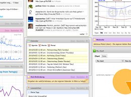 Facebook, Twitter, Blogs  – das Dashboard unterstützt den Social Media Manager