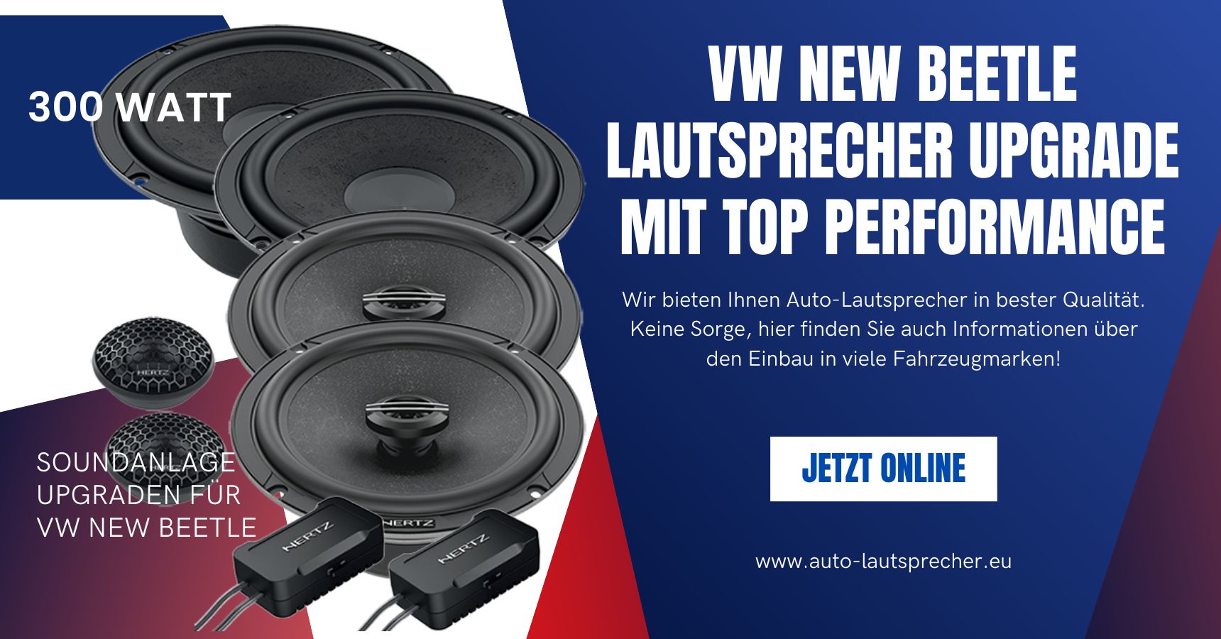 VW New Beetle Lautsprecher Upgrade mit Top Performance (Die Bildrechte liegen bei dem Verfasser der Mitteilung.) VW New Beetle Lautsprecher Upgrade mit Top Performance (Die Bildrechte liegen bei dem Verfasser der Mitteilung.)