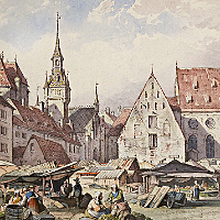 Viktualienmarkt damals Viktualienmarkt damals