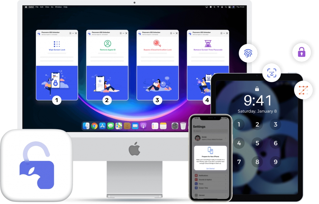 Passvers iPhone Unlocker (Die Bildrechte liegen bei dem Verfasser der Mitteilung.)