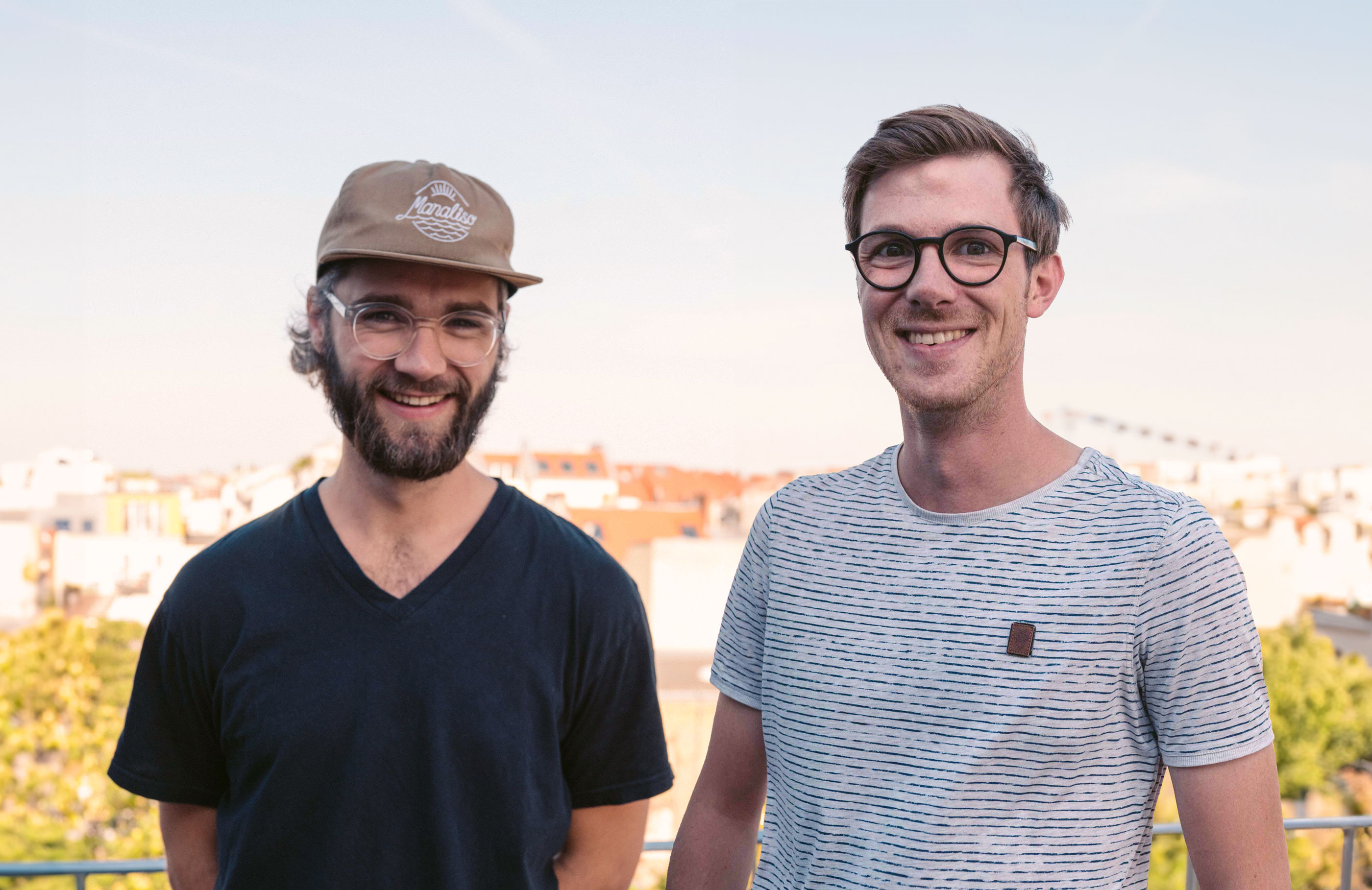 Geschäftsführer Lorenz Garbe (links) und CTO Christopher Carus (rechts) Geschäftsführer Lorenz Garbe (links) und CTO Christopher Carus (rechts)