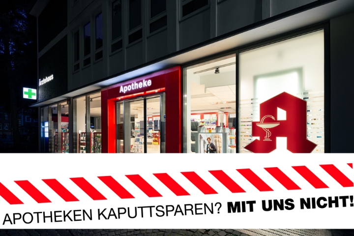 Apotheken gehen in die Knie: Die Patientenvesorgung wird immer schwieriger (Die Bildrechte liegen bei dem Verfasser der Mitteilung.)