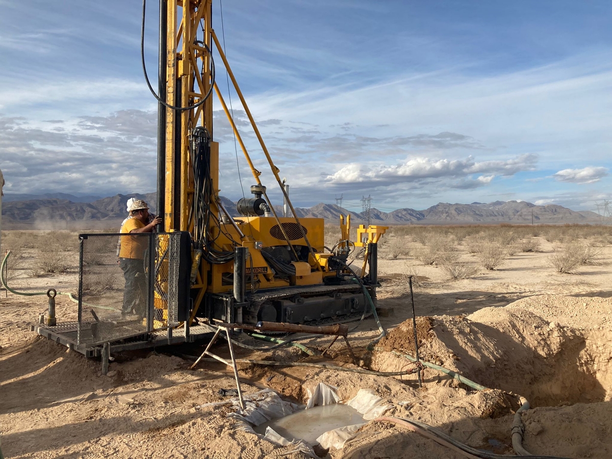 Bohrung auf dem Lithiumprojekt Jackpot Lake; Foto: Usha Resources Bohrung auf dem Lithiumprojekt Jackpot Lake; Foto: Usha Resources