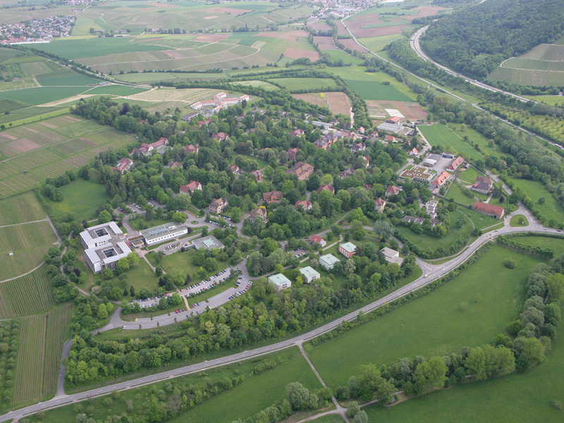 Klinikgelände des Klinikums am Weissenhof (Die Bildrechte liegen bei dem Verfasser der Mitteilung.)