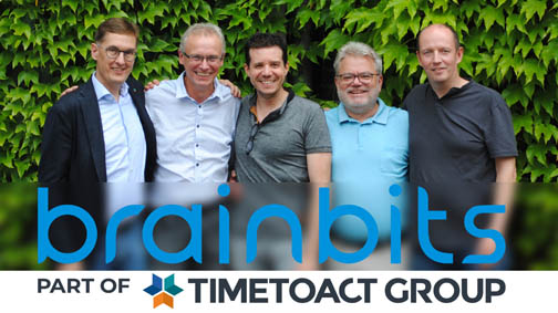 brainbits wird Teil der TIMETOACT GROUP. Foto: TIMETOACT brainbits wird Teil der TIMETOACT GROUP. Foto: TIMETOACT