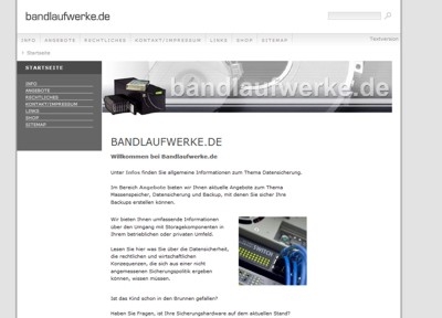 Neuer Reparaturservice für Bandlaufwerke Neuer Reparaturservice für Bandlaufwerke