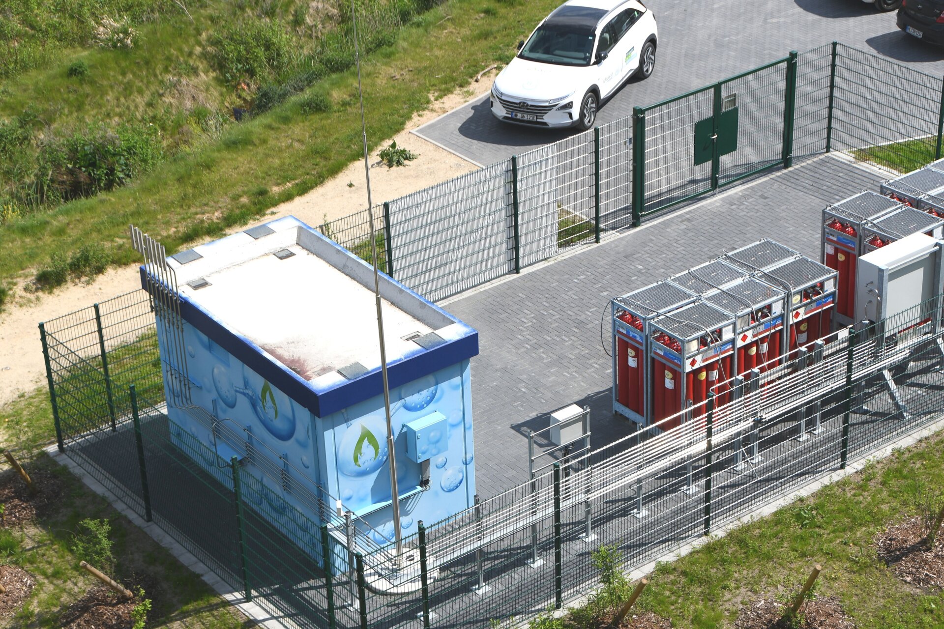 Bis 2022 hat Gasnetz Hamburg in Bergedorf den Wasserstoffeinsatz in der Energiezentrale eines Quartiers getestet (Gasnetz Hamburg) Bis 2022 hat Gasnetz Hamburg in Bergedorf den Wasserstoffeinsatz in der Energiezentrale eines Quartiers getestet (Gasnetz Hamburg)