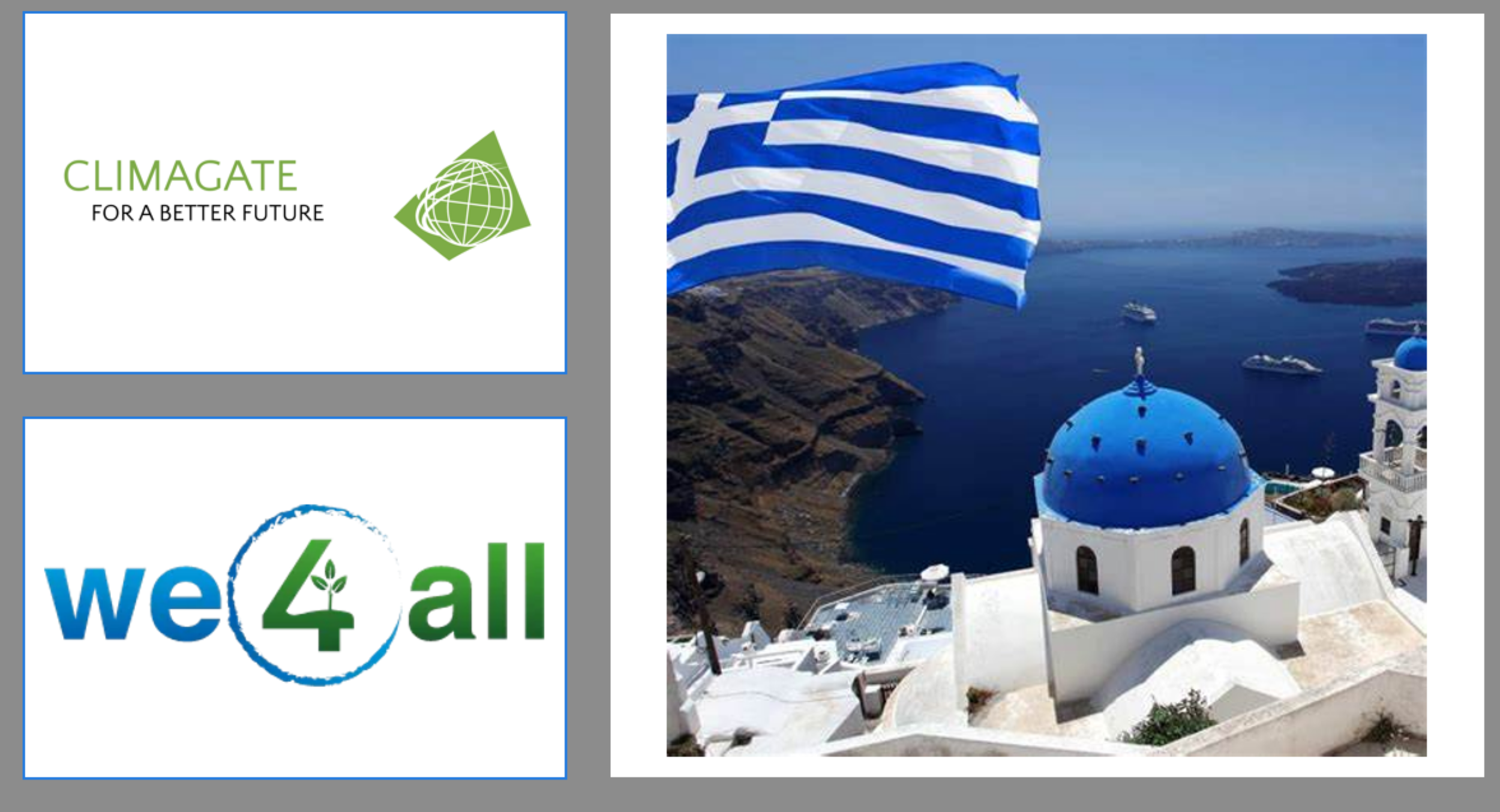 Logo Climagate & WE4ALL