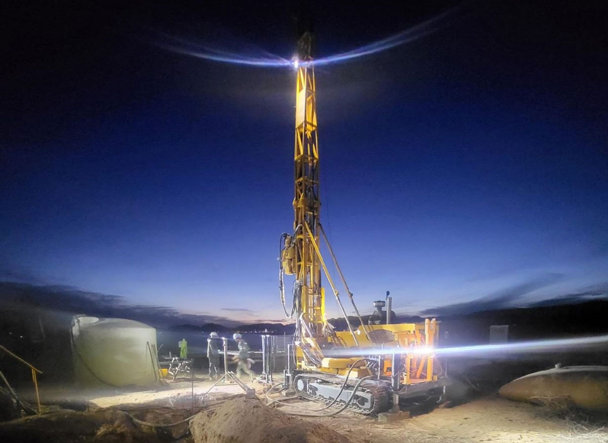 Drilling Nevada; Quelle: Usha Resources Drilling Nevada; Quelle: Usha Resources
