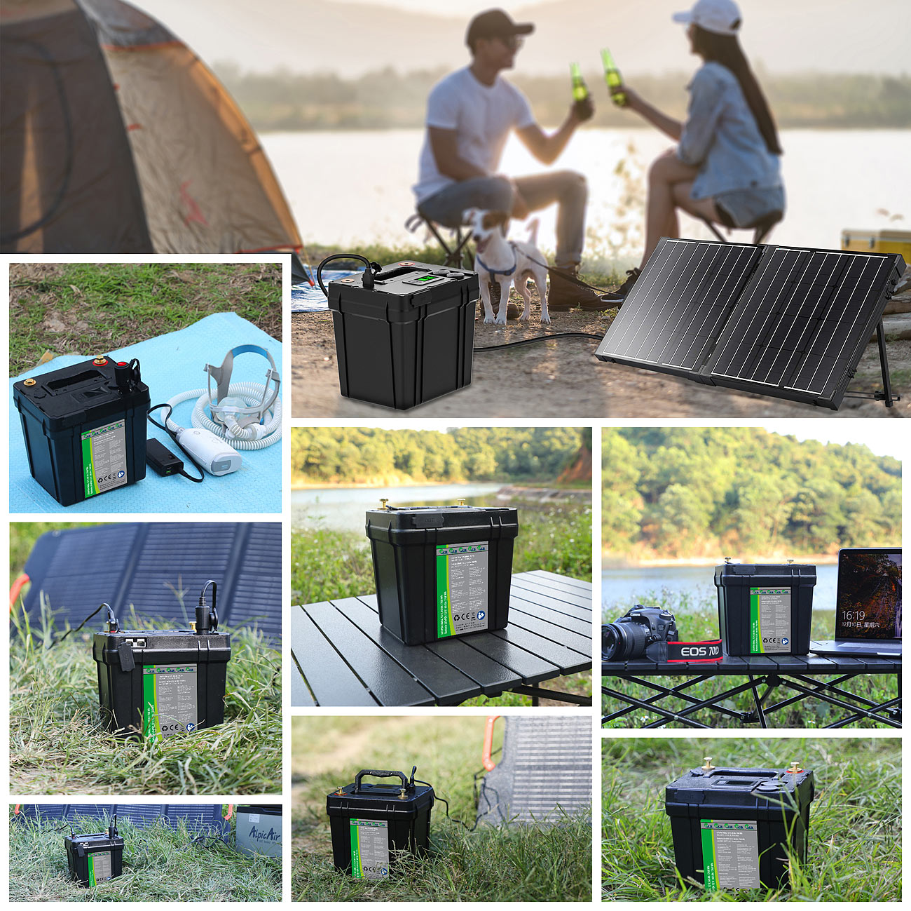 tka LiFePO4-Akku, 12 V, 60 Ah / 768 Wh, BMS, MPPT, 12 Volt (Die Bildrechte liegen bei dem Verfasser der Mitteilung.)