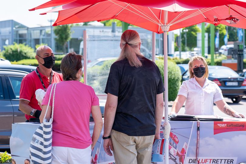 Ein Infostand der service94 GmbH (Die Bildrechte liegen bei dem Verfasser der Mitteilung.)