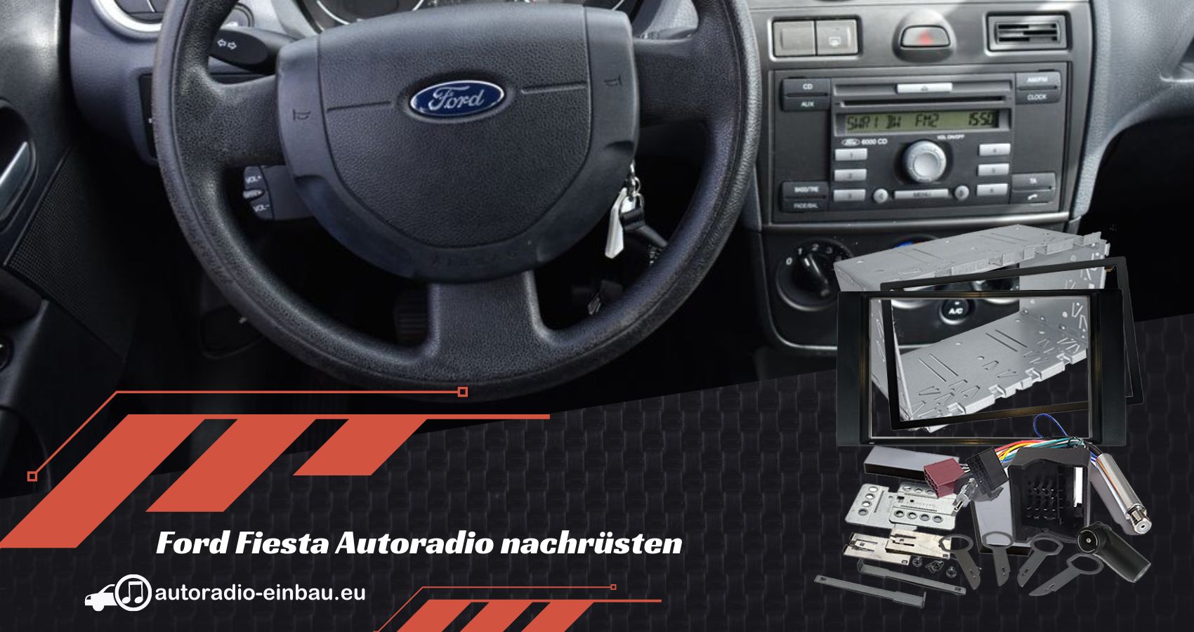 Ford Fiesta Autoradio nachrüsten Doppel DIN oder 1 DIN (Die Bildrechte liegen bei dem Verfasser der Mitteilung.)