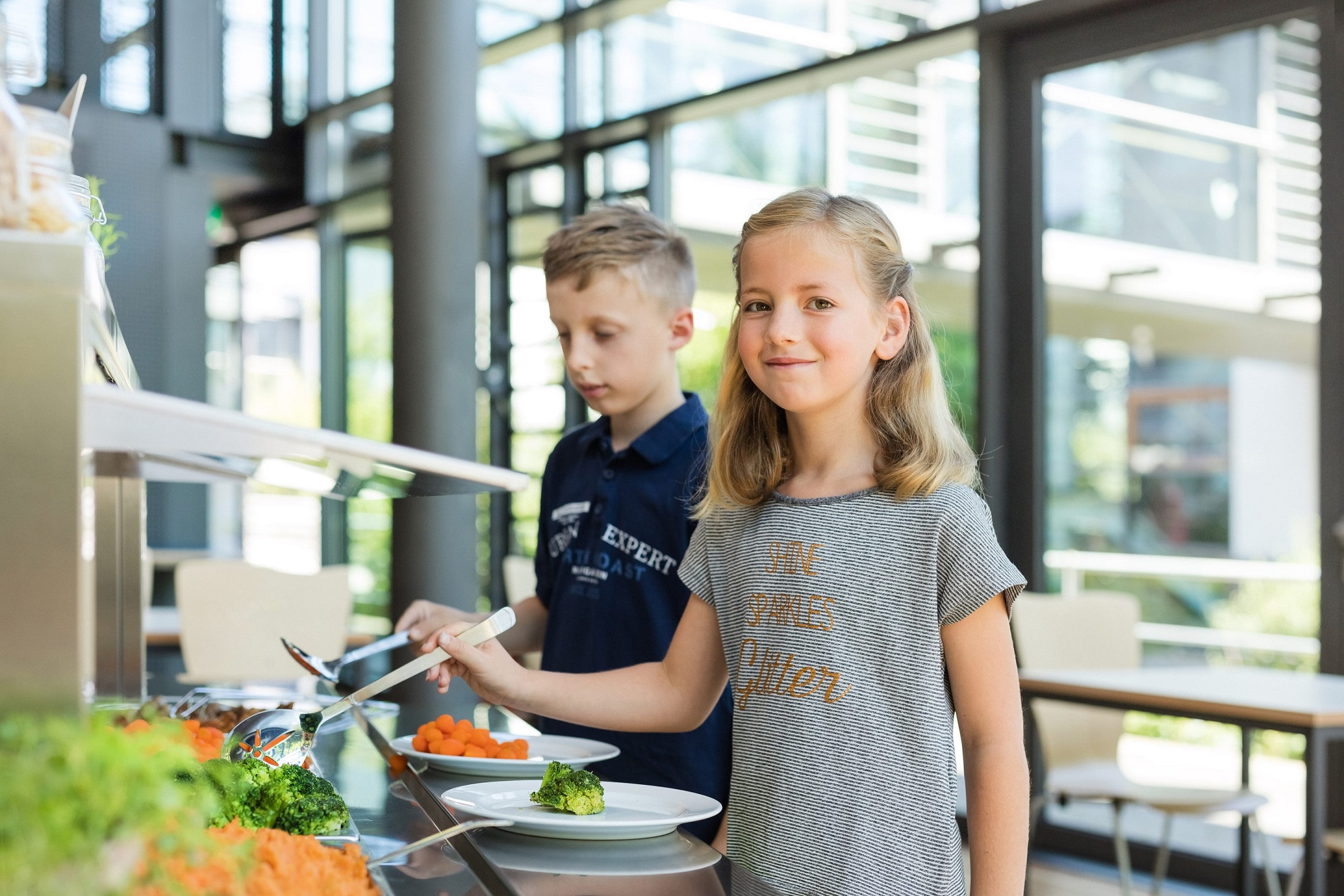 Gesunde und vielfältige Schulverpflegung sichert die Zukunftschancen von Kindern (Die Bildrechte liegen bei dem Verfasser der Mitteilung.)