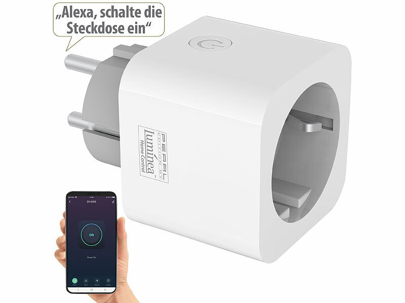 Luminea Home Control WLAN-Steckdose SF-505.avs www.pearl.de (Die Bildrechte liegen bei dem Verfasser der Mitteilung.) Luminea Home Control WLAN-Steckdose SF-505.avs www.pearl.de (Die Bildrechte liegen bei dem Verfasser der Mitteilung.)