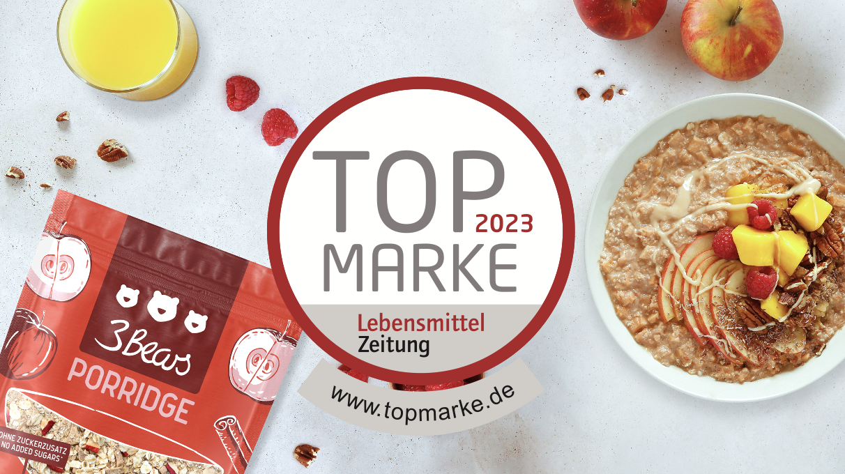 3 Bears erhält Auszeichnung TOP Marke der LZ 3 Bears erhält Auszeichnung TOP Marke der LZ