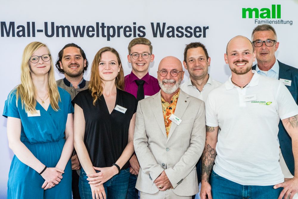 Der Mall-Umweltpreis Wasser wurde in diesem Jahr zum ersten Mal vergeben. (Die Bildrechte liegen bei dem Verfasser der Mitteilung.)