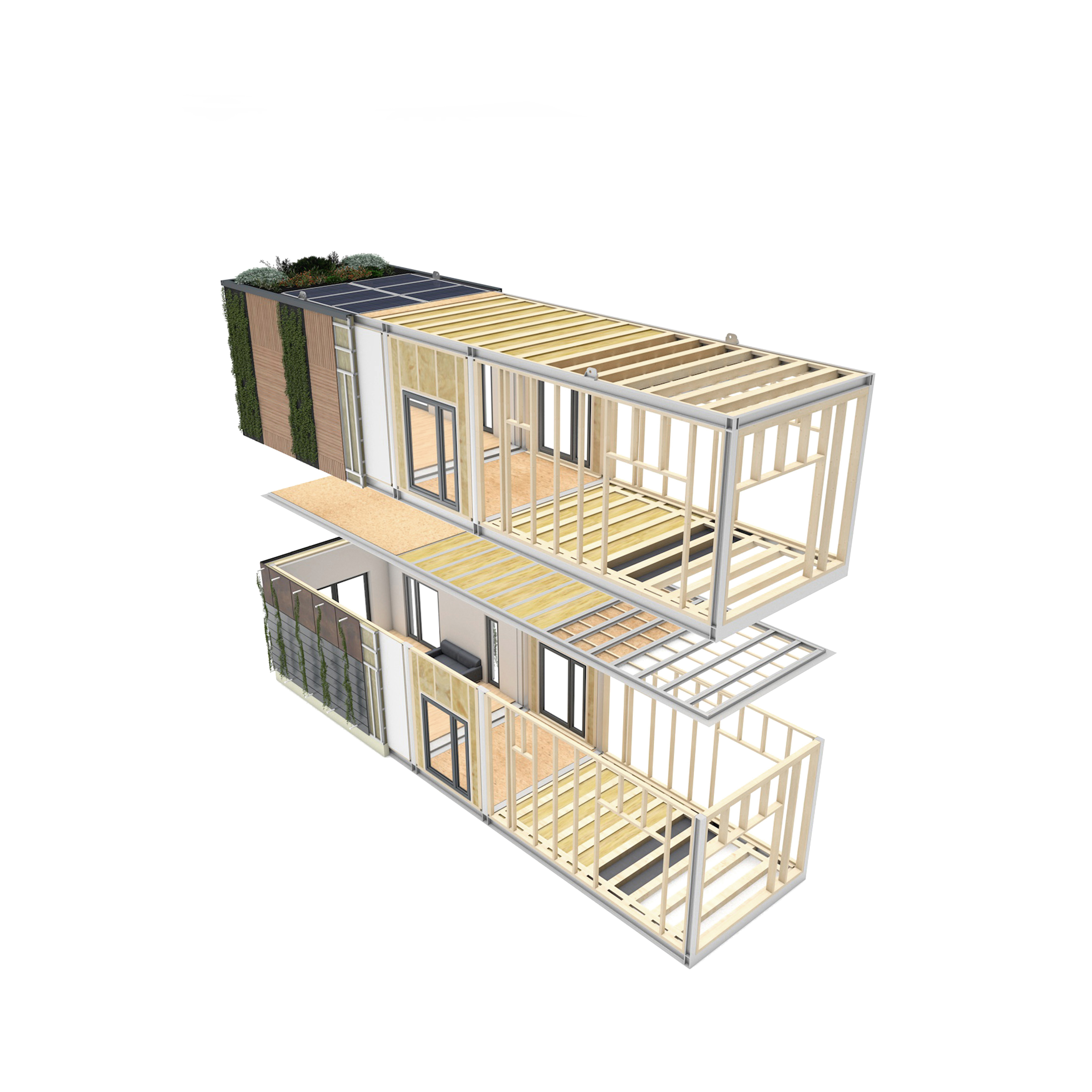 ALHO Hybridbauweise - Holz und Stahl bilden perfekte Synergien ALHO Hybridbauweise - Holz und Stahl bilden perfekte Synergien