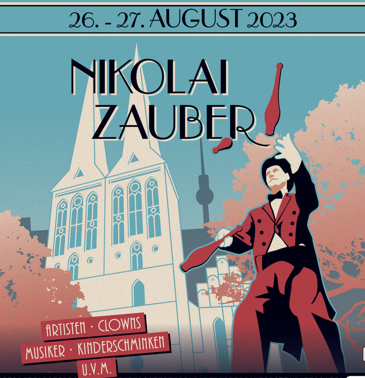 Am 26./27. August lädt im Nikolaiviertel in Berlin-Mitte der Am 26./27. August lädt im Nikolaiviertel in Berlin-Mitte der
