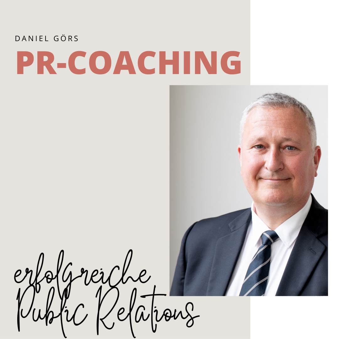 Der erfahrene PR-Experte Daniel Görs vermittelt durch PR-Coachings die Public Relations Grundlagen (Die Bildrechte liegen bei dem Verfasser der Mitteilung.) Der erfahrene PR-Experte Daniel Görs vermittelt durch PR-Coachings die Public Relations Grundlagen (Die Bildrechte liegen bei dem Verfasser der Mitteilung.)