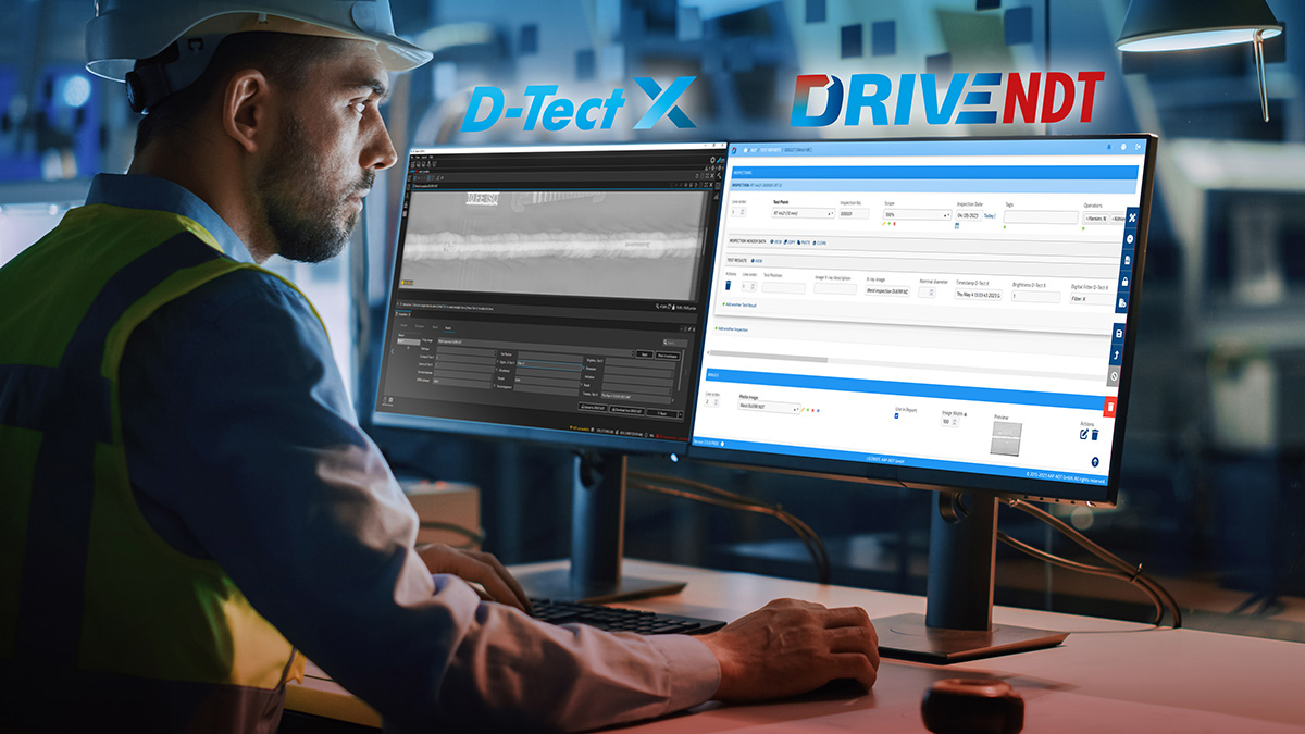 Bildauswertung und Prüfberichterstellung mit D-Tect X und DRIVE NDT Bildauswertung und Prüfberichterstellung mit D-Tect X und DRIVE NDT
