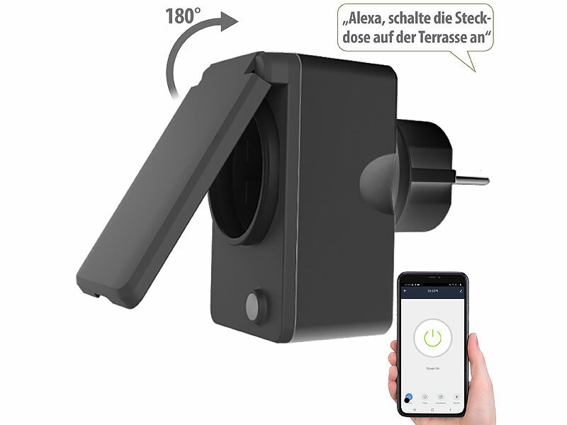 Luminea Home Control Smarte WLAN-Outdoor-Steckdose SF-570.avs www.pearl.de (Die Bildrechte liegen bei dem Verfasser der Mitteilung.)