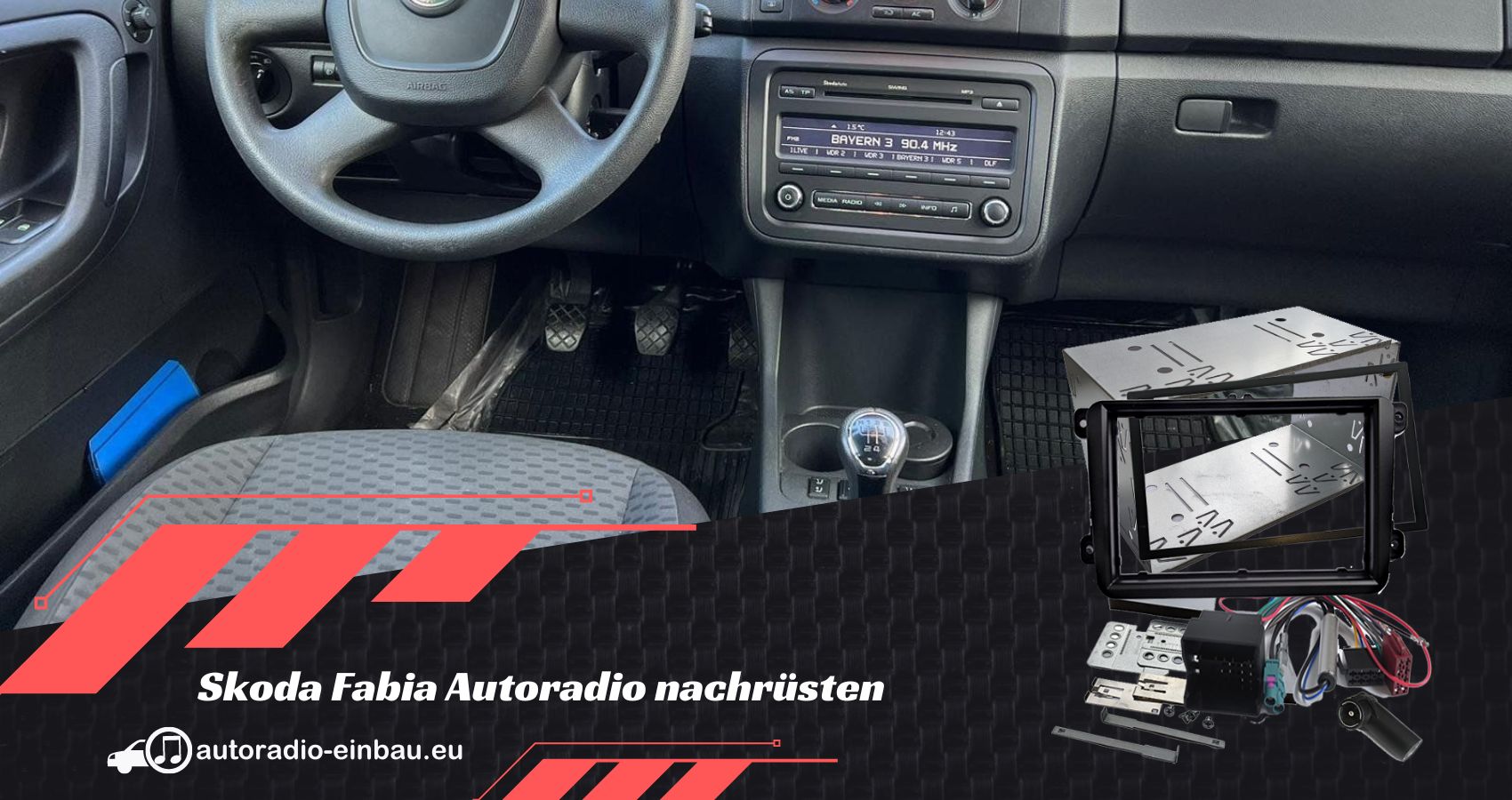Skoda Fabia Autoradio nachrüsten Tipps für Fremdradios (Die Bildrechte liegen bei dem Verfasser der Mitteilung.)